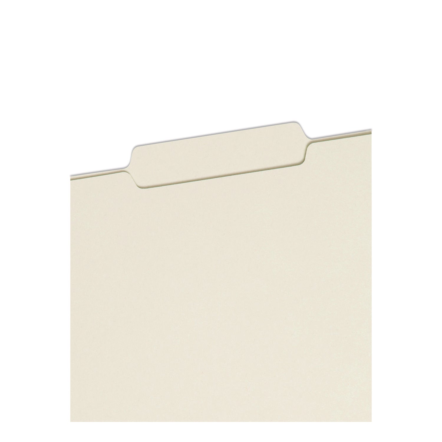 Smead 2/5 Tab Cut Letter Recycled Fastener Folder - 8 1/2" x 11" - 1" Expansion - 2 x 2S Fastener(s) - 2" for Folder - Top Tab Location - Right of Center Tab Position - 25 pt. - Pressboard - Gray, Green - 100% Recycled - 25 / Box