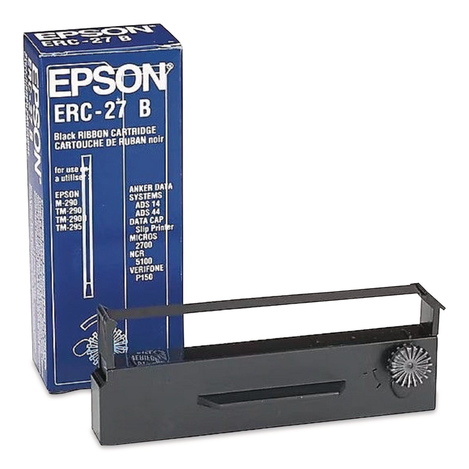Epson Dot Matrix Ribbon Cartridge - Black - 1 Each - 750000 Characters