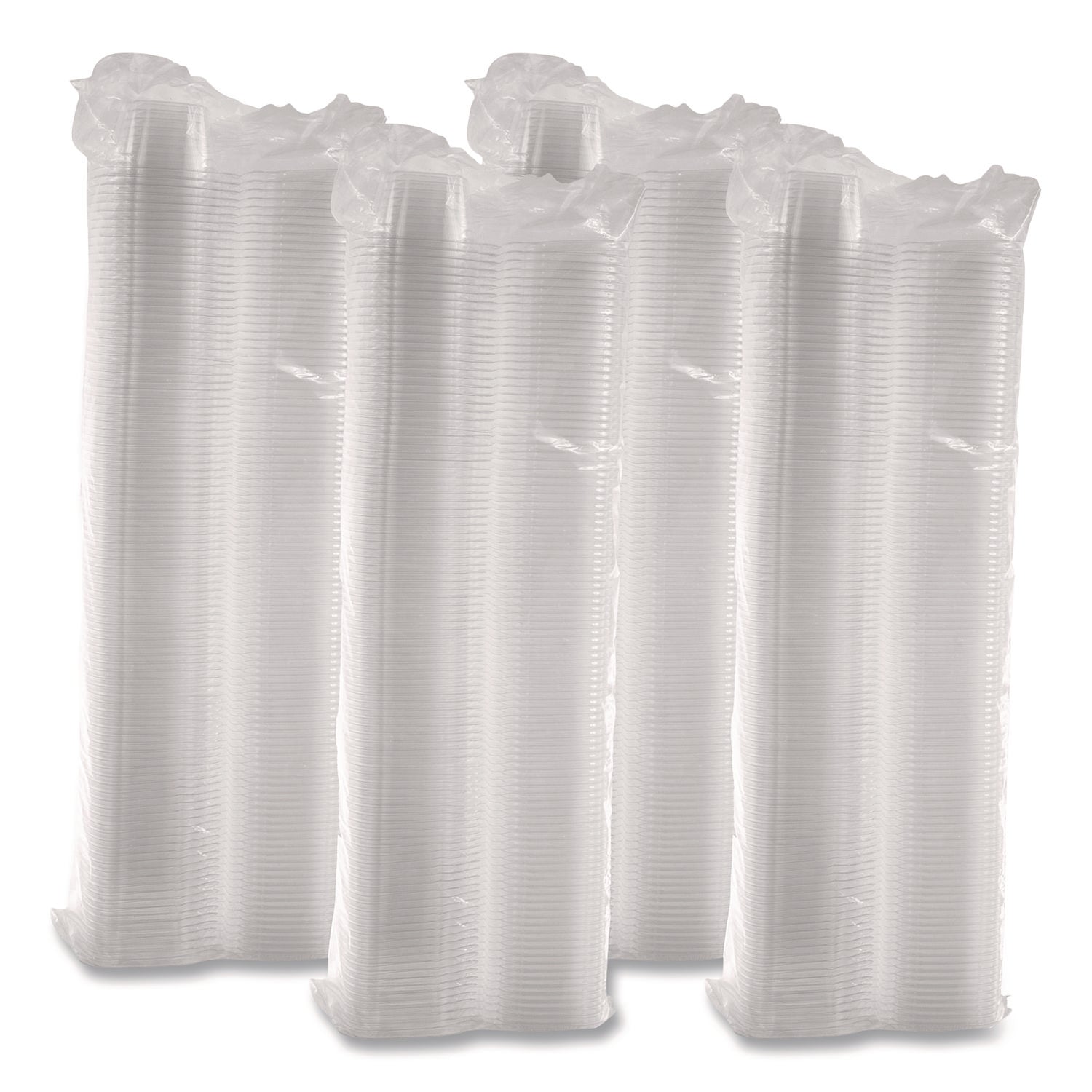 ClearPac SafeSeal Tamper-Resistant, Tamper-Evident Containers, 3.72 x 4.2 x 1.97, Clear, Plastic, 400/Carton