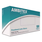 L5101 SERIES POWDERED LATEX GLOVES, 4 MIL, X-LARGE, CREAM, 100/BOX