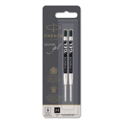 Parker Ballpoint Gel Pen Refill - Medium Point - Black Ink - Smooth Writing - 1 Pack