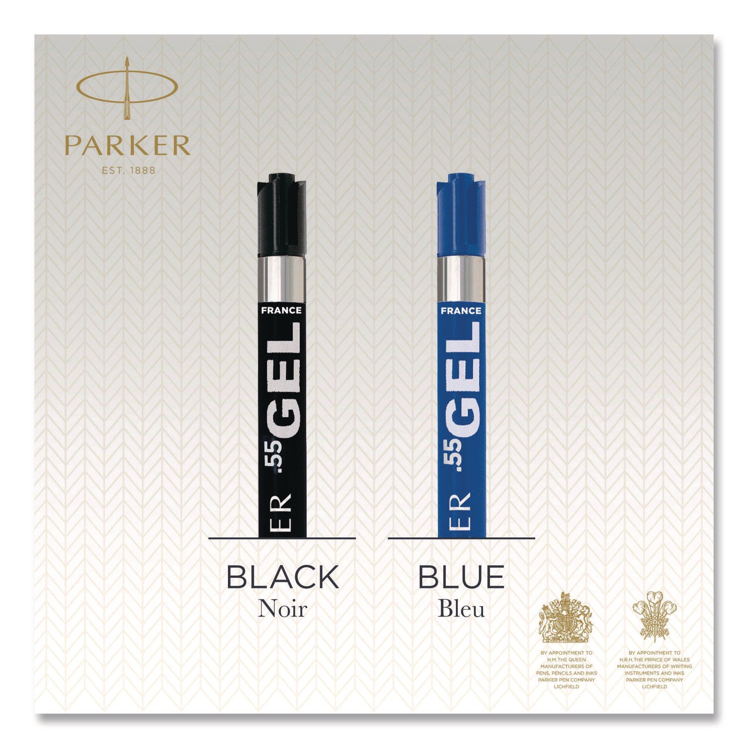 Parker Ballpoint Gel Pen Refill - Medium Point - Blue Ink - Smooth Writing - 1 Pack