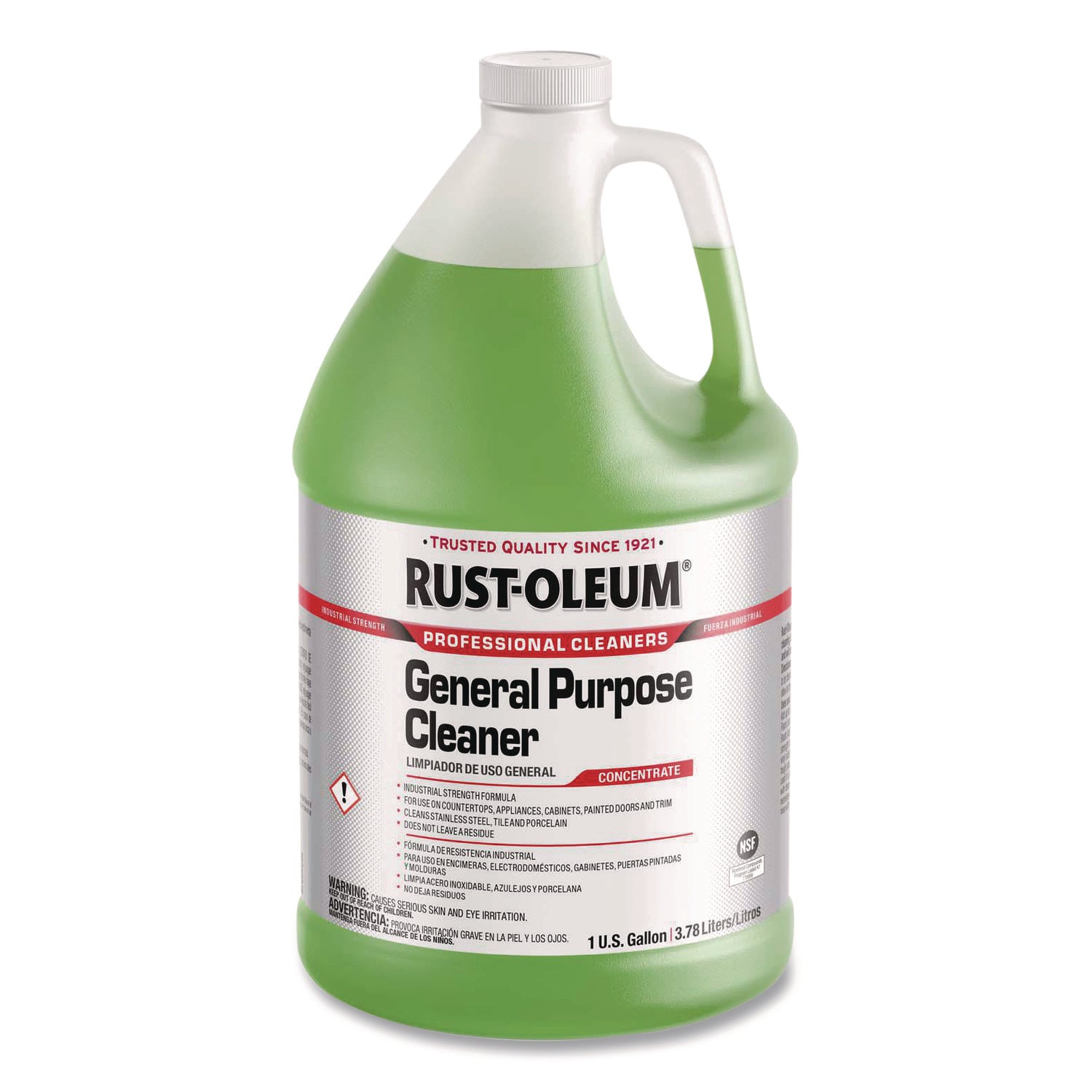 Rust-Oleum General-Purpose Concentrate Cleaner, 128 fl oz (4 quart), Mild Scent, Clear, 1 Each