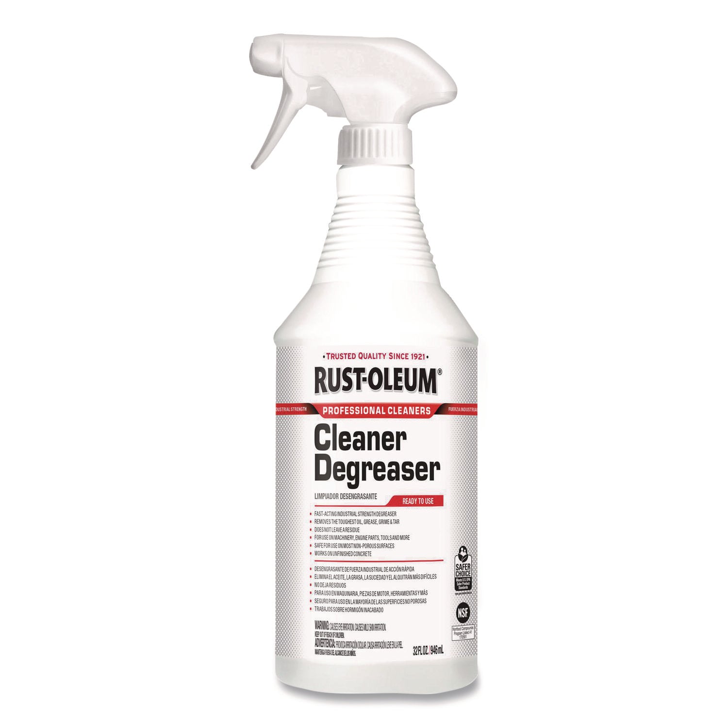 Krud Kutter Pro Cleaner Degreaser Concentrate, Heavy Duty, Chemical-free, Residue-free, Clear, 32 oz (2 lb), 1 Each