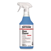 Rust-Oleum Professional Ammonia-Free Glass Cleaner, Ready-To-Use Spray, 32 fl oz (1 quart), Blue, 1 Each