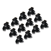 Gp Polyurethane-Coated Nylon Gloves, Large, Black, 12 Pairs