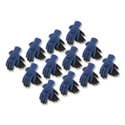 Gp Nitrile-Coated Nylon Gloves, X-Large, Blue/black, 12 Pairs