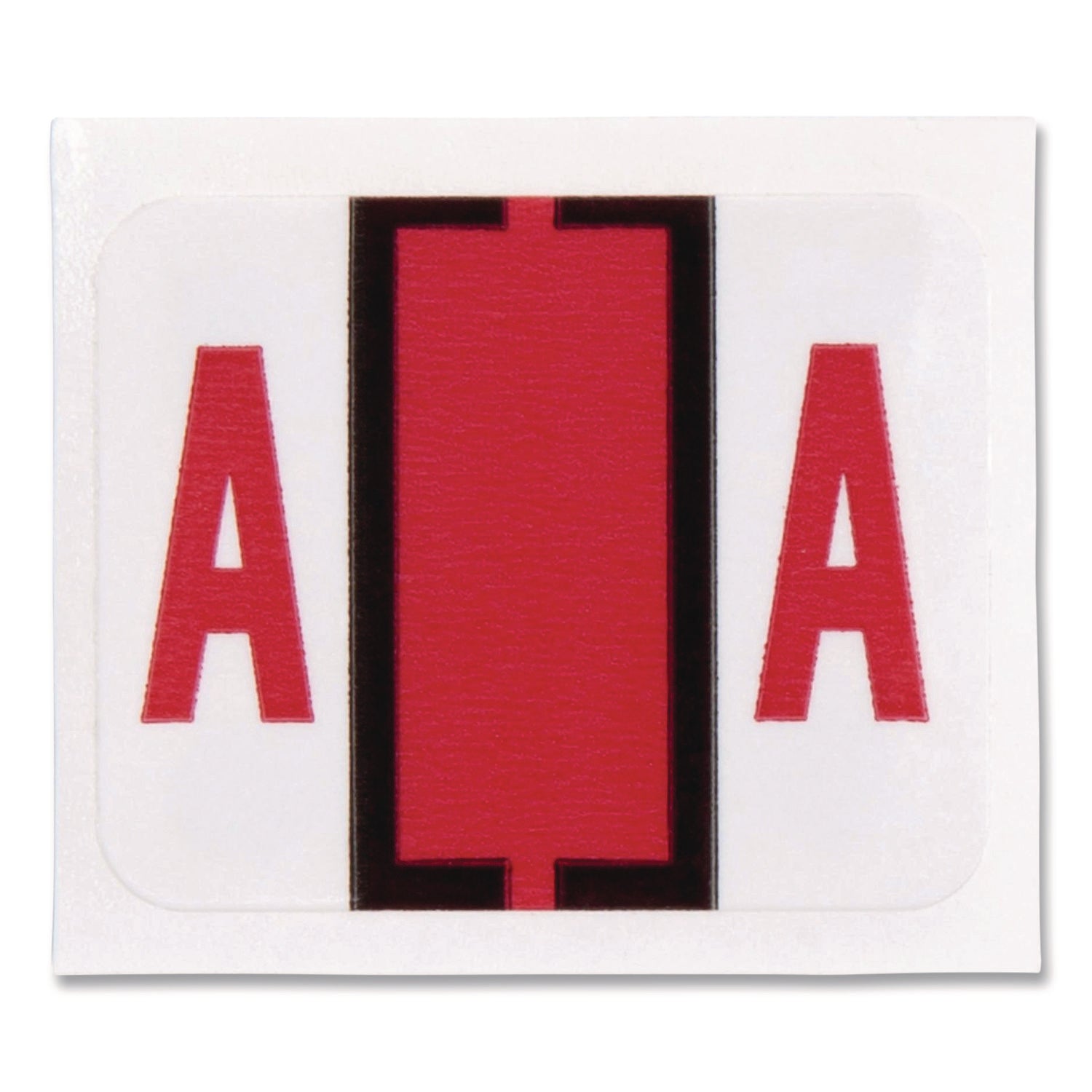 Smead BCCR Bar-Style Color-Coded Labels - A-Z - x 1 1/4" Width x 1" Length - Assorted - Laminated - 500 / Roll - 1 Box
