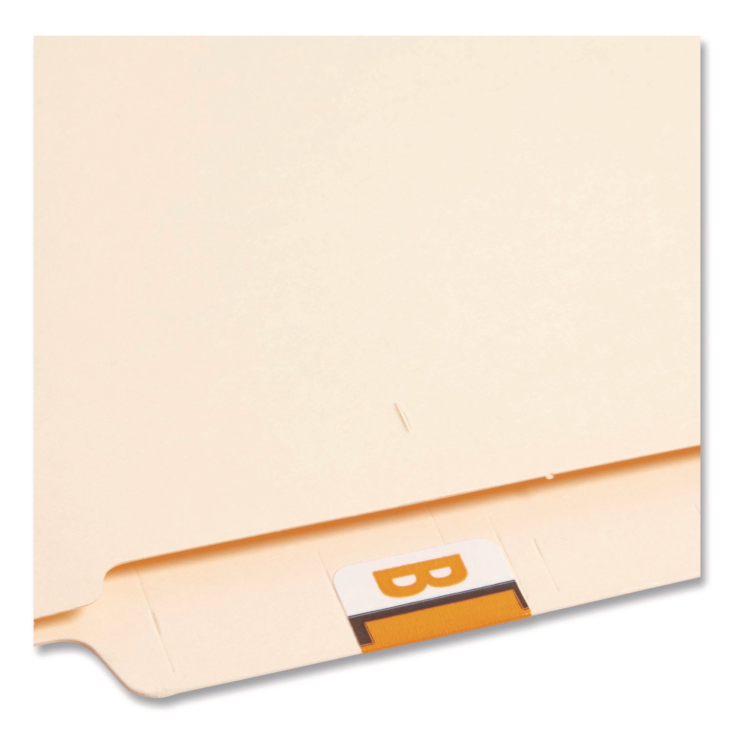 Smead BCCR Bar-Style Color-Coded Labels - B - x 1 1/4" Width x 1" Length - Light Orange - Laminated - 1 Roll