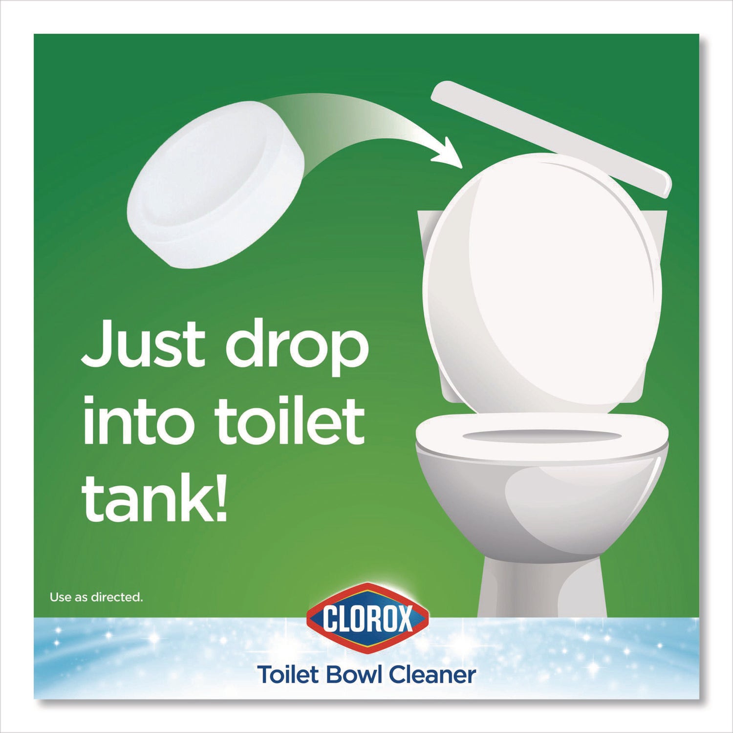 Ultra Clean Toilet Tablets Bleach, 3.5 oz Tablet, 2/Pack