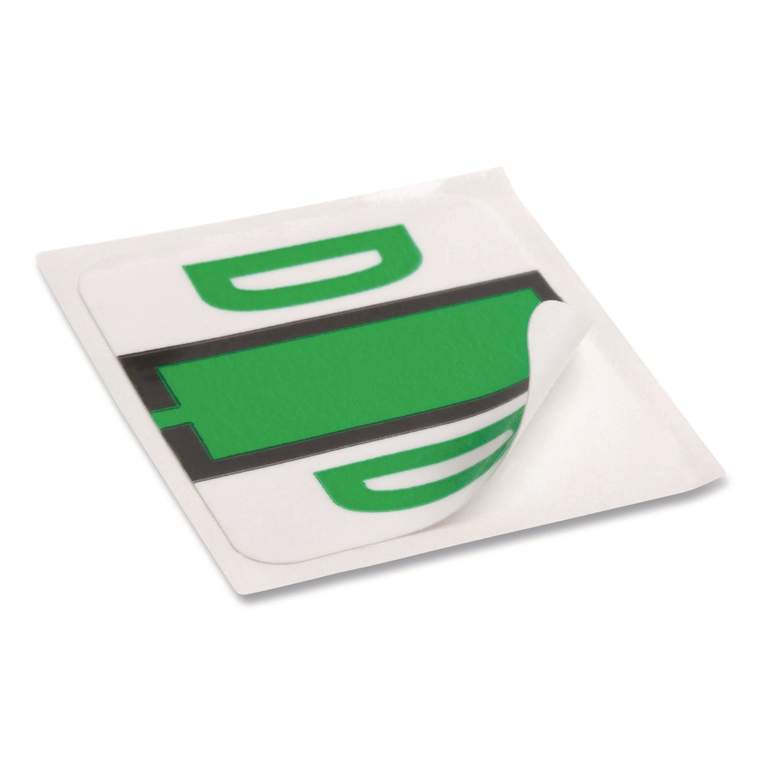 Smead BCCR Bar-Style Color-Coded Labels - D - x 1 1/4" Width x 1" Length - Light Green - Laminated - 1 Roll
