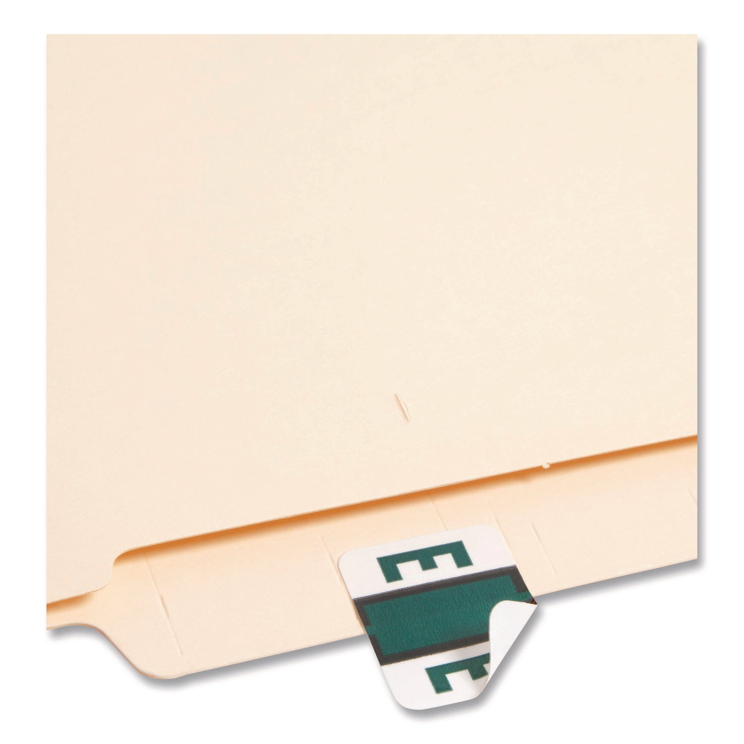 Smead BCCR Bar-Style Color-Coded Labels - E - x 1 1/4" Width x 1" Length - Dark Green - Laminated - 1 Roll