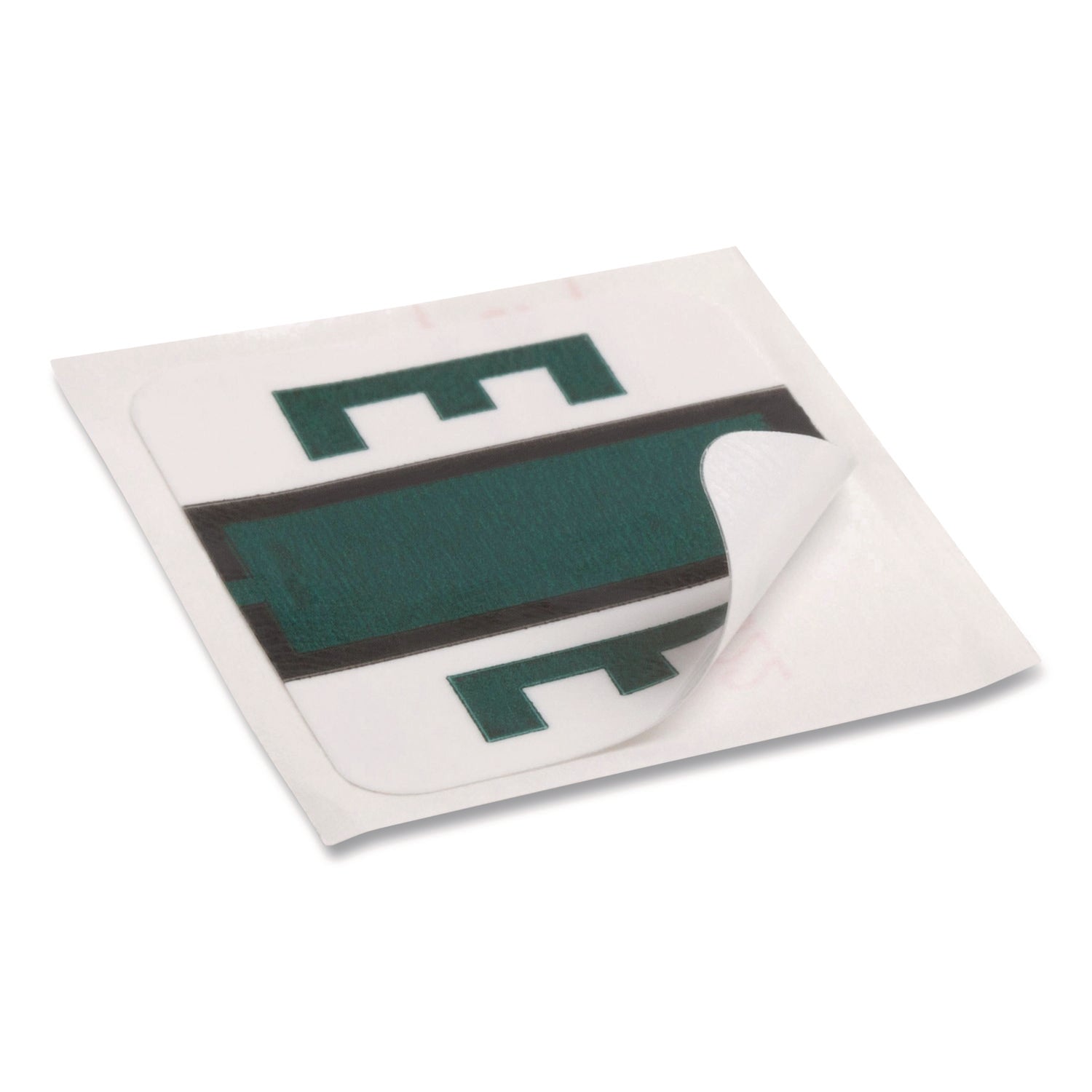 Smead BCCR Bar-Style Color-Coded Labels - E - x 1 1/4" Width x 1" Length - Dark Green - Laminated - 1 Roll