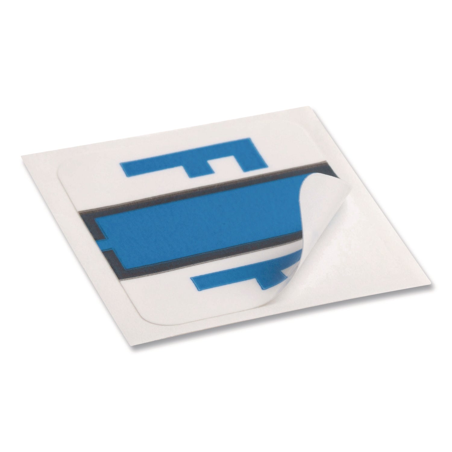 A-Z Color-Coded End Tab Filing Labels, F, 1 X 1.25, White, 500/roll
