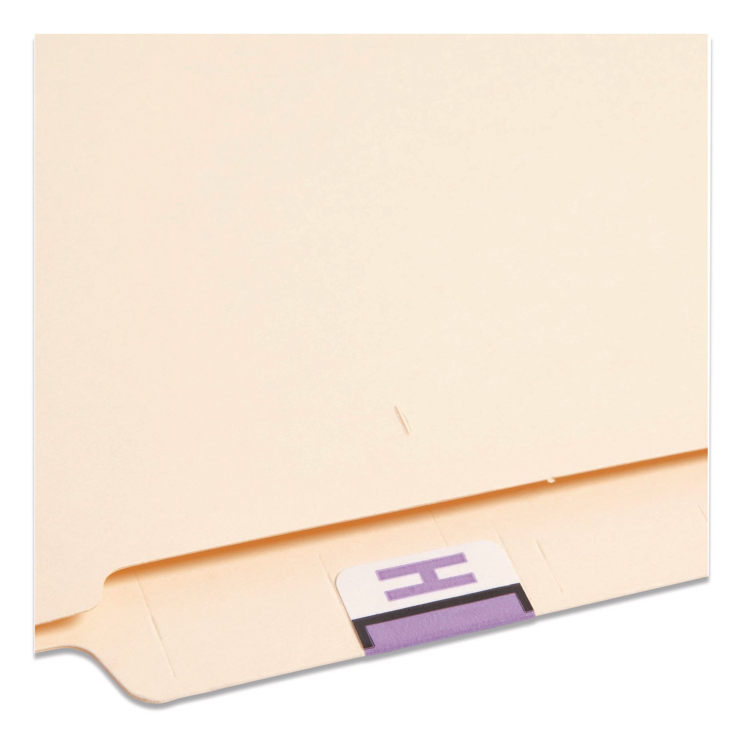 Smead BCCR Bar-Style Color-Coded Labels - H - x 1 1/4" Width x 1" Length - Lavender - Laminated - 1 Roll