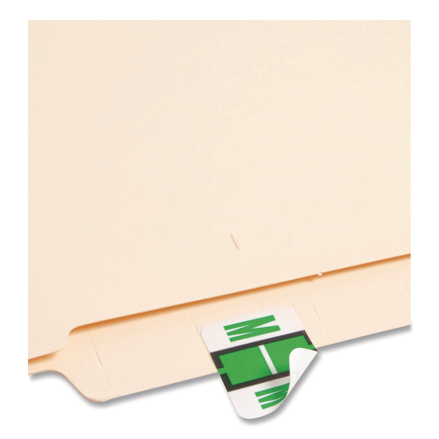 Smead BCCR Bar-Style Color-Coded Labels - M - x 1 1/4" Width x 1" Length - Light Green - Laminated - 1 Roll