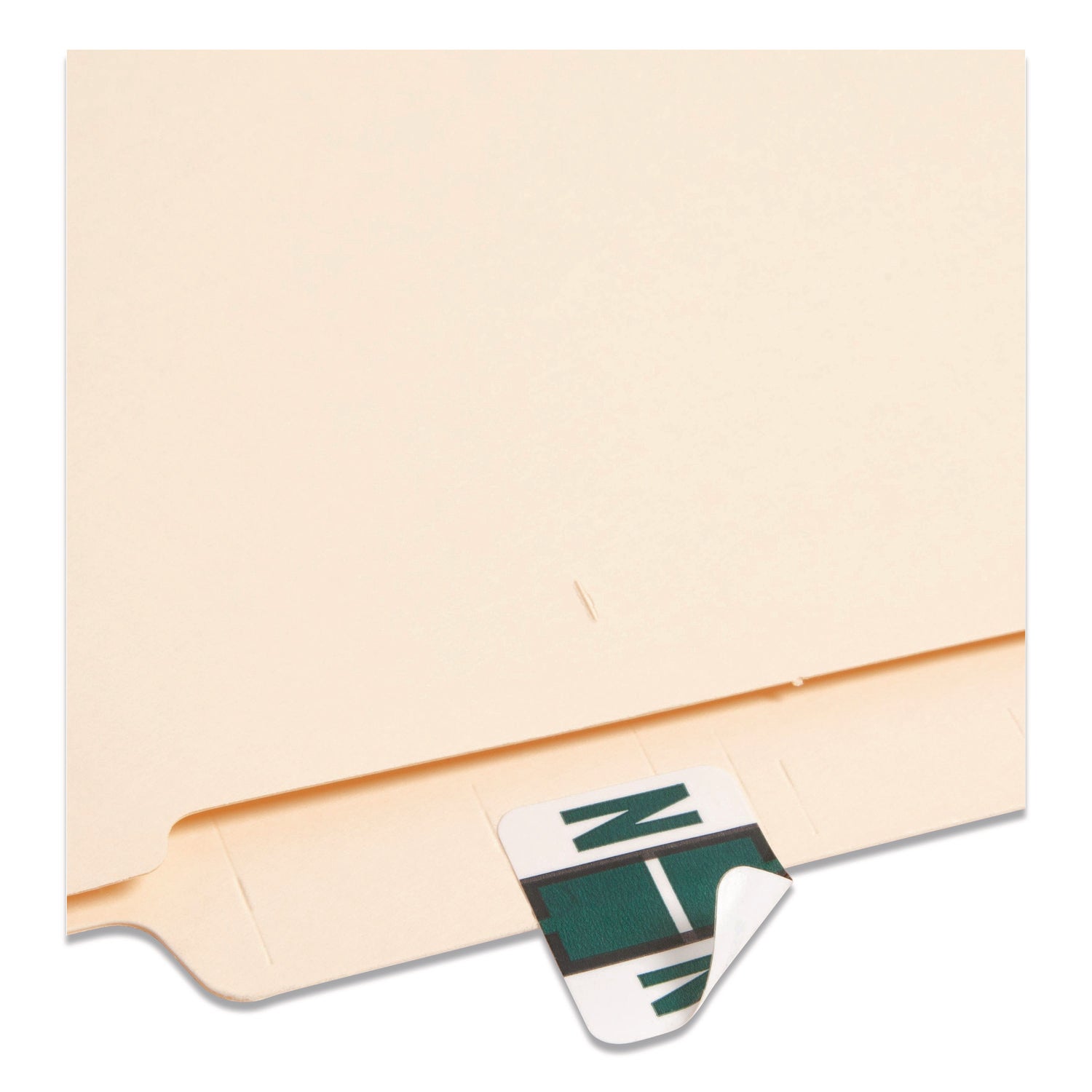 Smead BCCR Bar-Style Color-Coded Labels - N - x 1 1/4" Width x 1" Length - Dark Green - Laminated - 1 Roll