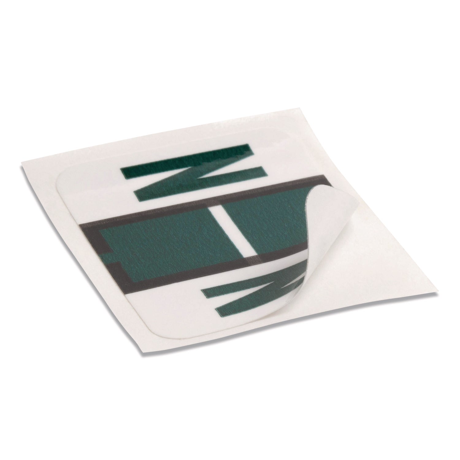 Smead BCCR Bar-Style Color-Coded Labels - N - x 1 1/4" Width x 1" Length - Dark Green - Laminated - 1 Roll