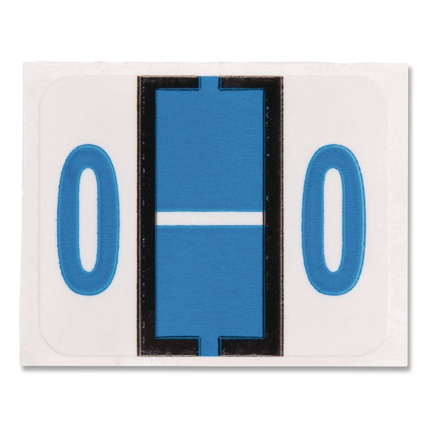 Smead BCCR Bar-Style Color-Coded Labels - O - x 1 1/4" Width x 1" Length - Blue - Laminated - 1 Roll