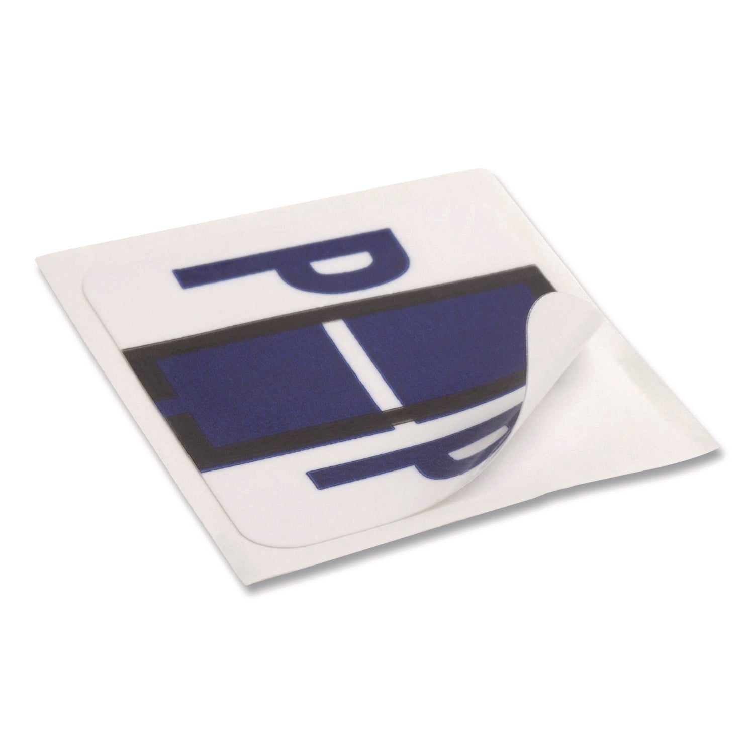 Smead BCCR Bar-Style Color-Coded Labels - P - x 1 1/4" Width x 1" Length - Violet - Laminated - 1 Roll