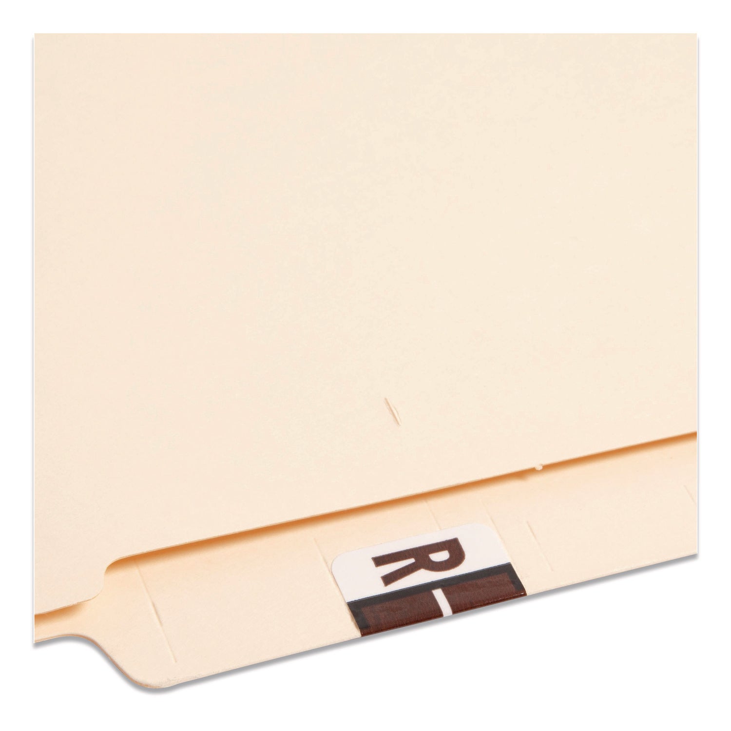 Smead BCCR Bar-Style Color-Coded Labels - R - x 1 1/4" Width x 1" Length - Brown - Laminated - 1 Roll
