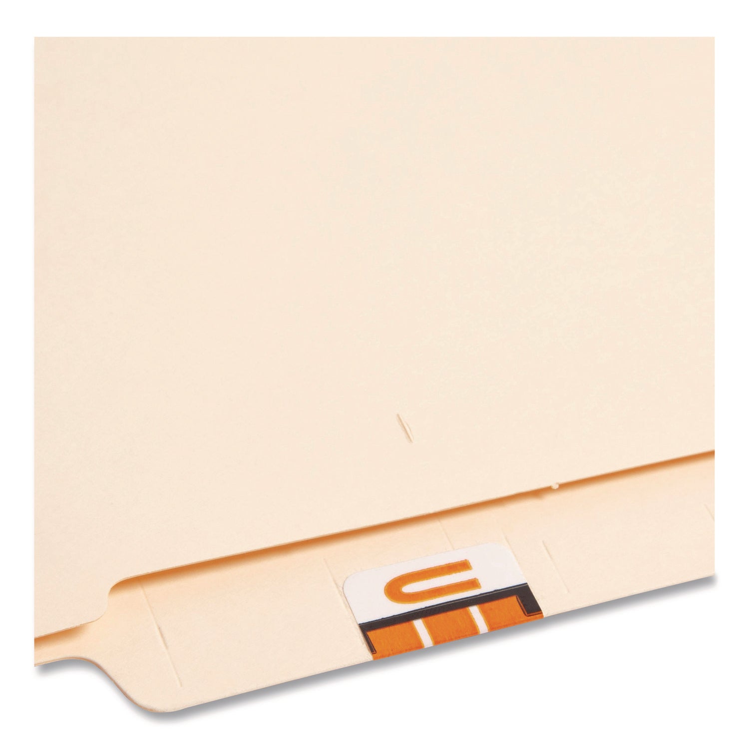 Smead BCCR Bar-Style Color-Coded Labels - U - x 1 1/4" Width x 1" Length - Light Orange - Laminated - 1 Roll