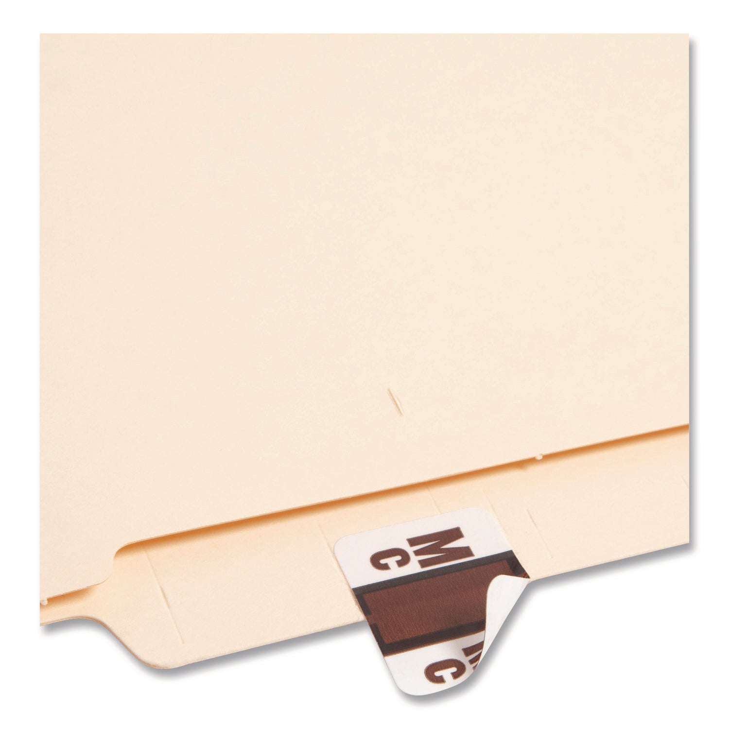 Smead BCCR Bar-Style Color-Coded Labels - Alphabet, MC - x 1 1/4" Width x 1" Length - Brown - Laminated - 1 Roll