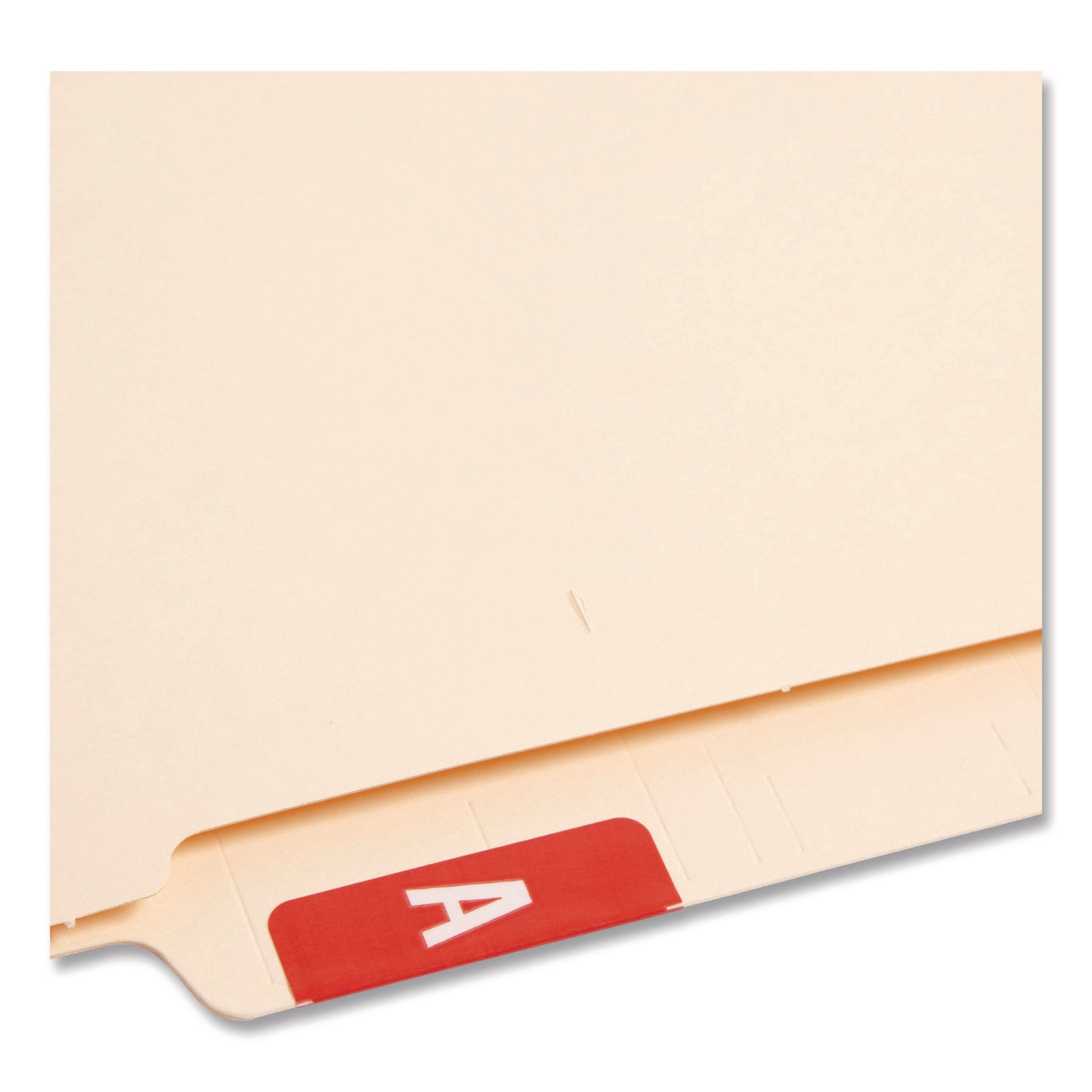 Smead AlphaZ ACCS Color-Coded Labels - A - x 1" Width x 1 5/8" Length - Red - Laminated - 10 / Sheet - 100 / Pack
