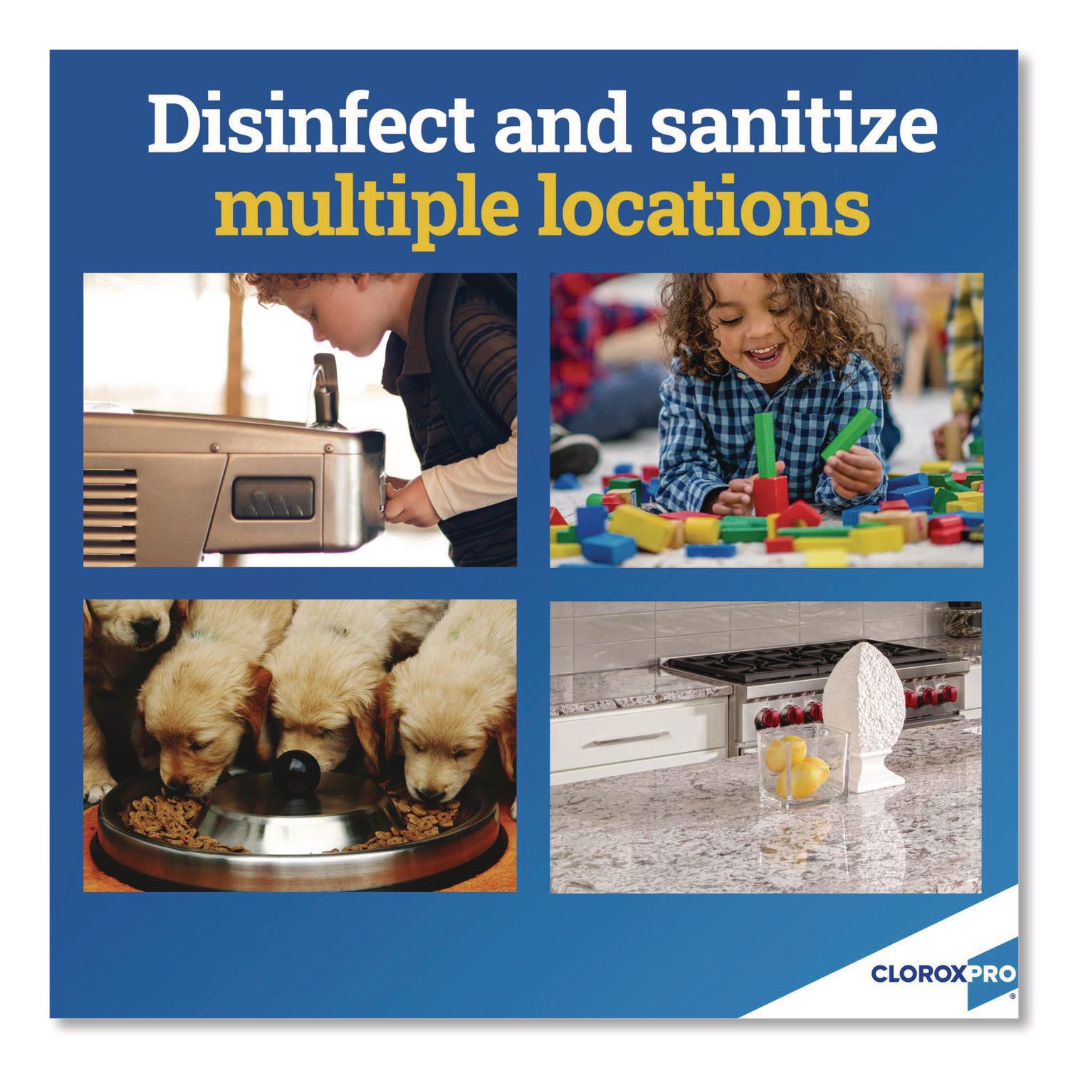 Anywhere Daily Disinfectant and Sanitizer, 128 oz Bottle, 4/Carton