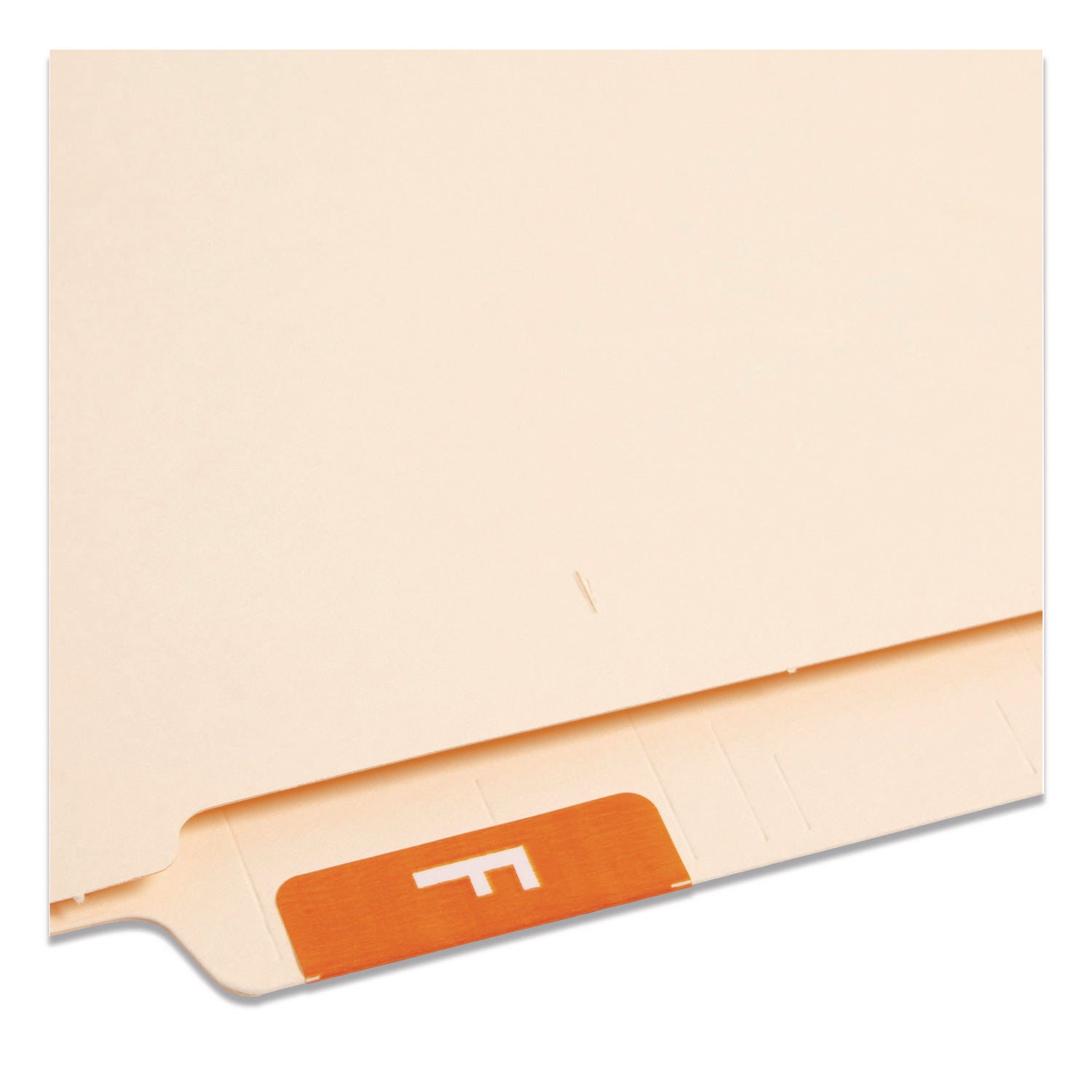 Smead AlphaZ ACCS Color-Coded Labels - F - x 1" Width x 1 5/8" Length - Orange - Laminated - 10 / Sheet - 1 Pack
