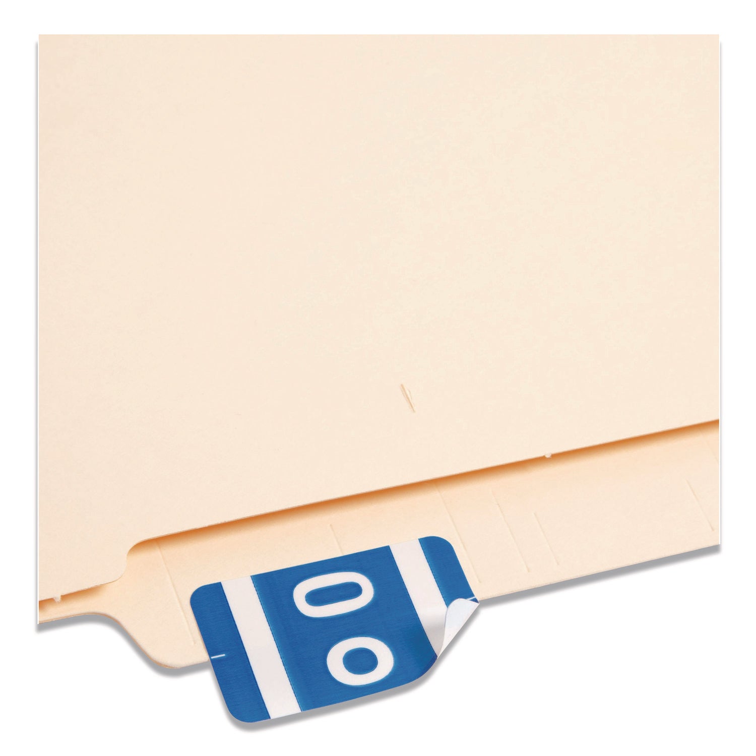 Smead AlphaZ ACCS Color-Coded Labels - O - x 1" Width x 1 5/8" Length - Dark Blue - Laminated - 10 / Sheet - 1 Pack