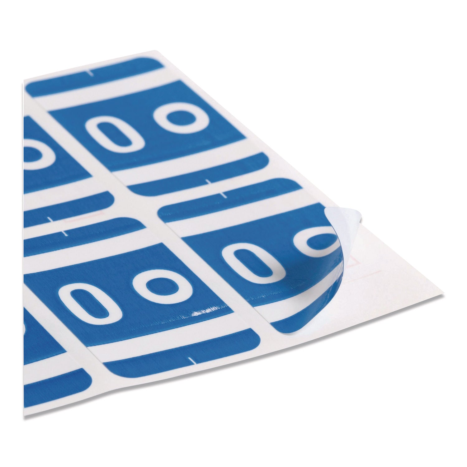 Smead AlphaZ ACCS Color-Coded Labels - O - x 1" Width x 1 5/8" Length - Dark Blue - Laminated - 10 / Sheet - 1 Pack