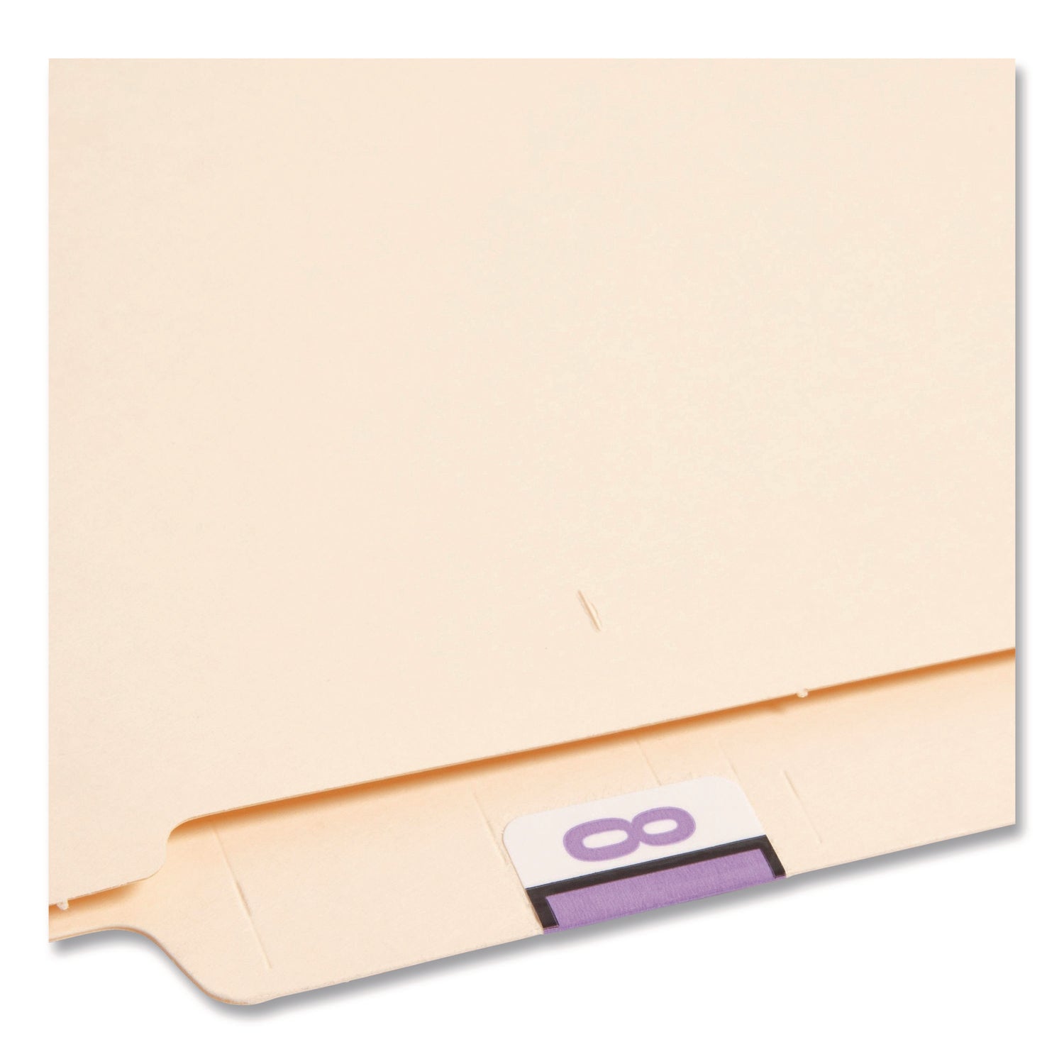 Smead BCCRN Bar-Style Color-Coded Labels - 8 - x 1 1/4" Width x 1" Length - Lavender - Laminated - 500 / Roll