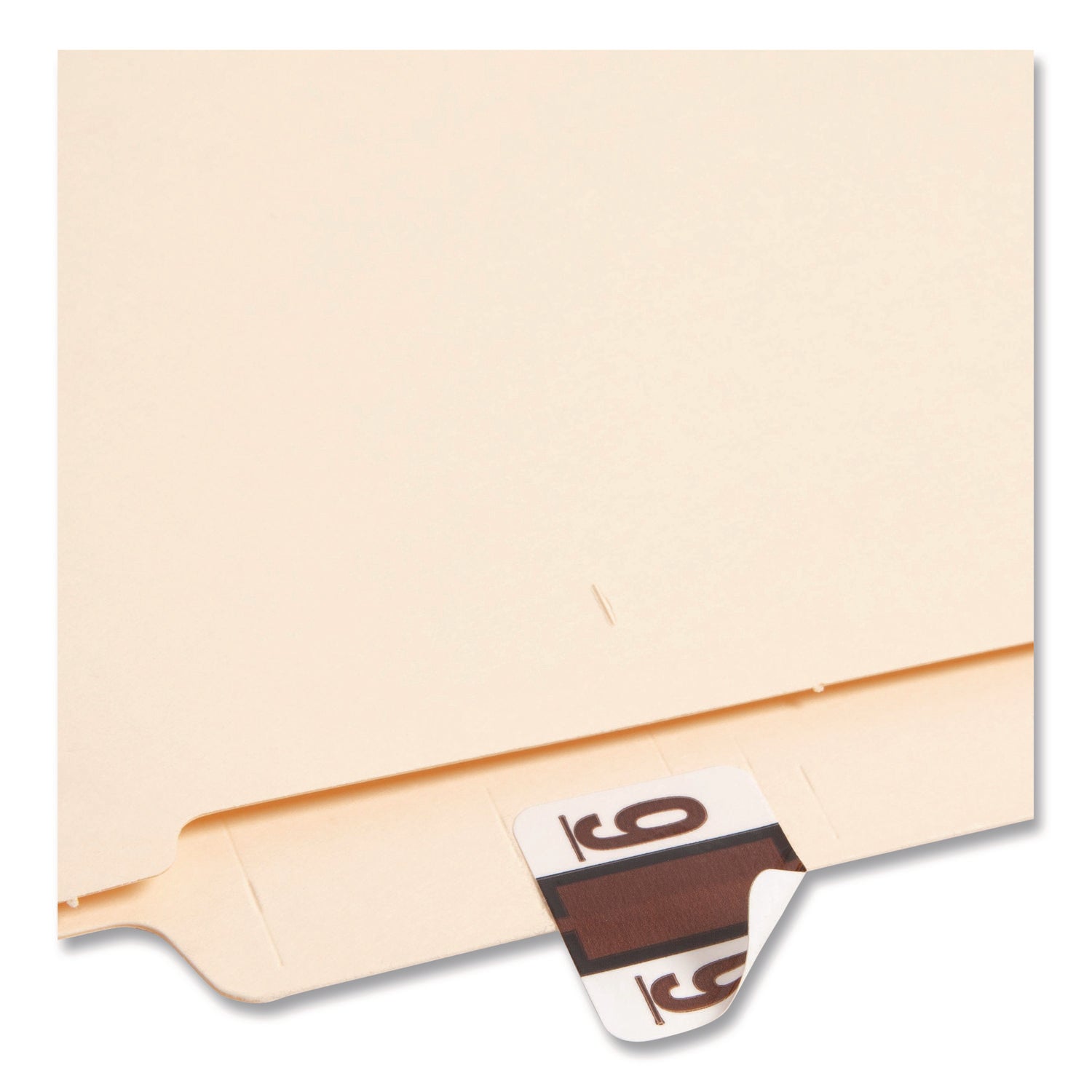 Smead BCCRN Bar-Style Color-Coded Labels - 9 - x 1 1/4" Width x 1" Length - Brown - Laminated - 500 / Roll