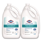 Spore Defense Cleaner Disinfectant, Open System, 1 gal Refill Bottle, 4/Carton