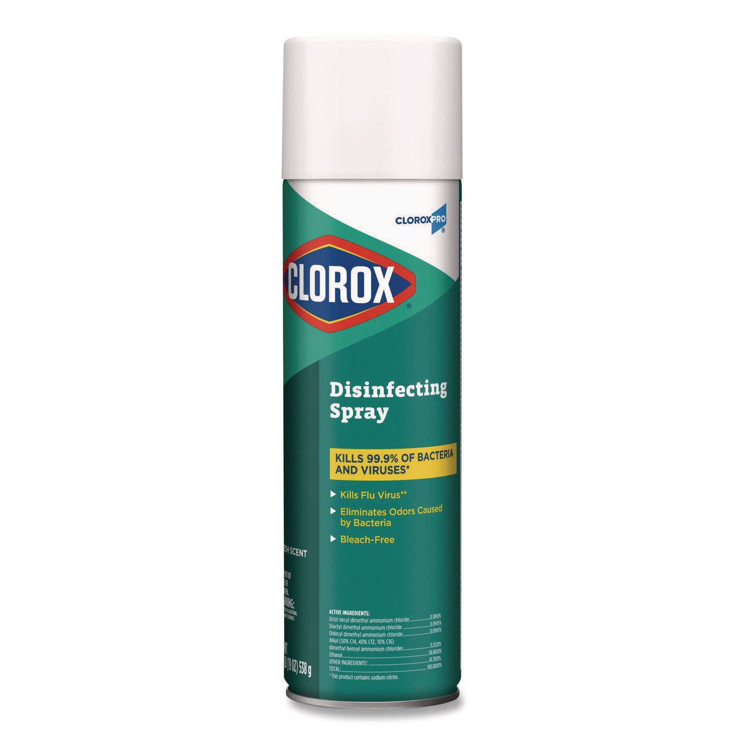 Disinfecting Spray, Fresh, 19 Oz Aerosol Spray, 12/carton