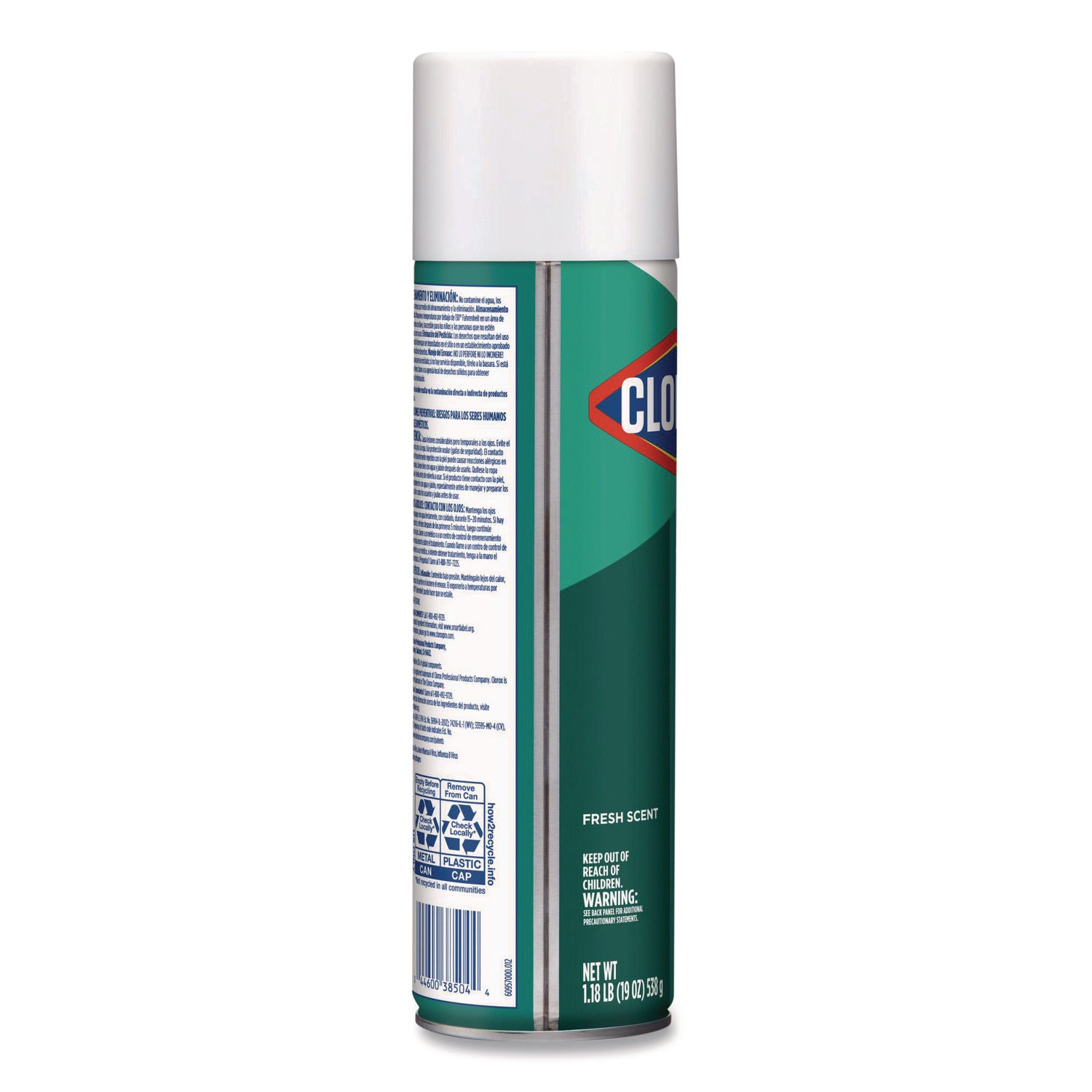 Disinfecting Spray, Fresh, 19 Oz Aerosol Spray, 12/carton