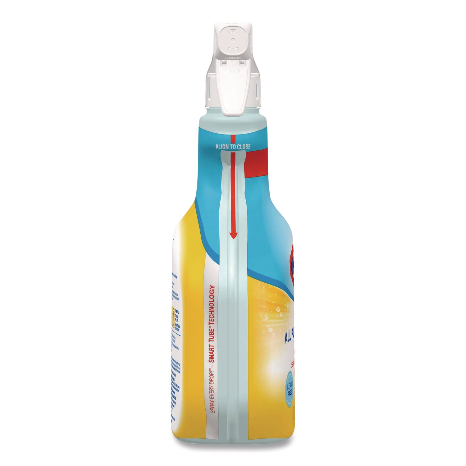 Disinfecting All Purpose Cleaner Spray, Crisp Lemon Scent, 32 oz Bottle, 9/Carton