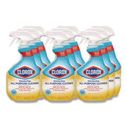 Disinfecting All Purpose Cleaner Spray, Crisp Lemon Scent, 32 oz Bottle, 9/Carton