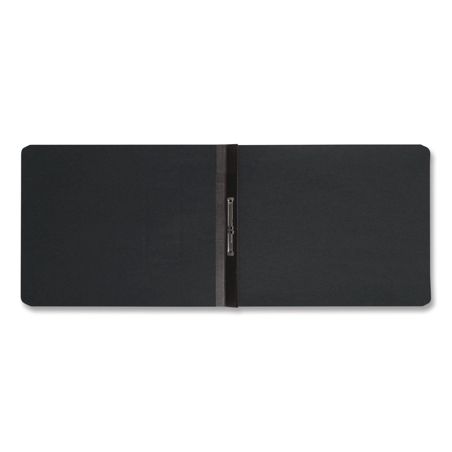 Smead Premium Pressboard Letter Fastener Folder, 8.5" x 11", 2" Expansion, 1 Fastener, 25 pt. Black Pressboard, Reinforced Hinge, Heavy Duty, Moisture & Stain Resistant, Rounded Corner, 100% Recycled, 1 Each