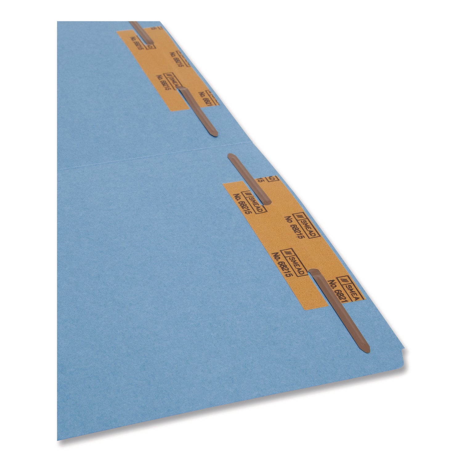 Smead Self-Adhesive Fasteners - 2" Size Capacity - for Folder - Reinforced, Self-adhesive, Durable - Brown - Steel - 100 / Box