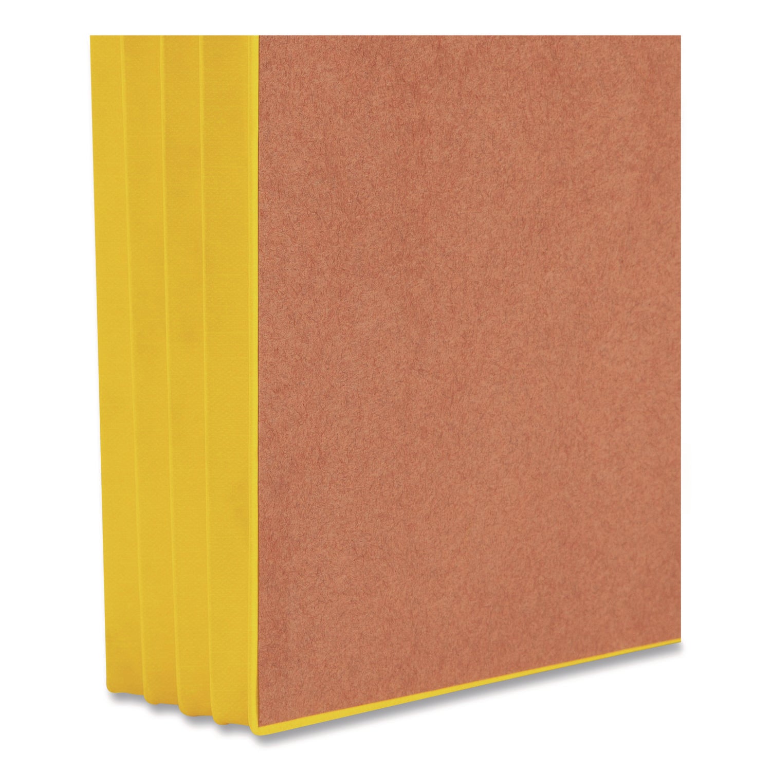 Smead TUFF Pocket Straight Tab Cut Legal Recycled File Pocket - 8 1/2" x 14" - 3 1/2" Expansion - 1 Pocket(s) - Top Tab Location - 12.5 pt. - 2 Plys - Redrope - Yellow - Tear Resistant - 30% Recycled - 1 / Pack