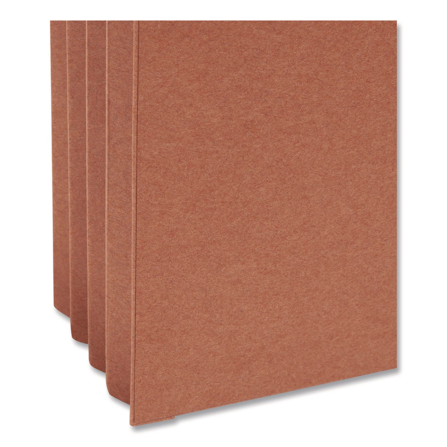 Smead SuperTab Straight Tab Cut Letter Recycled File Pocket - 8 1/2" x 11" - 3 1/2" Expansion - Redrope - Tear Resistant, Reinforced Gusset - 30% Recycled - 25 / Box