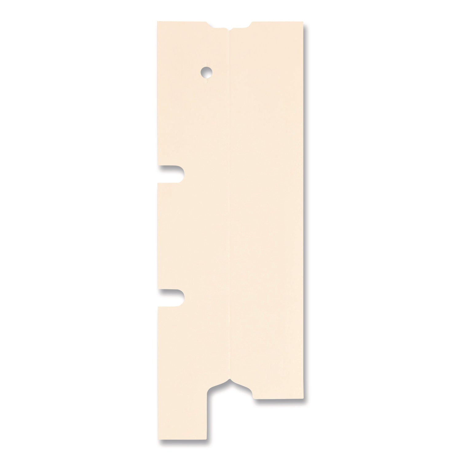 Smead Self-Adhesive End Tab Converters - End Tab(s) - 8" Tab Height - Letter/Legal - Permanent - Manila Tab(s) - 10% Recycled - 500 / Box