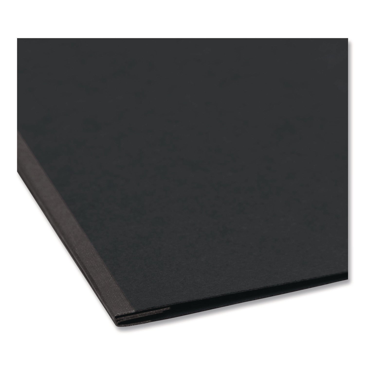 Smead Recycled Report Cover - 2" Folder Capacity - 8 1/2" x 11" - 2" Expansion - 1 Fastener(s) - 25 pt. - Pressboard - Black - Metal Compressor, Hinged - 100% Paper Recycled - 1 Each