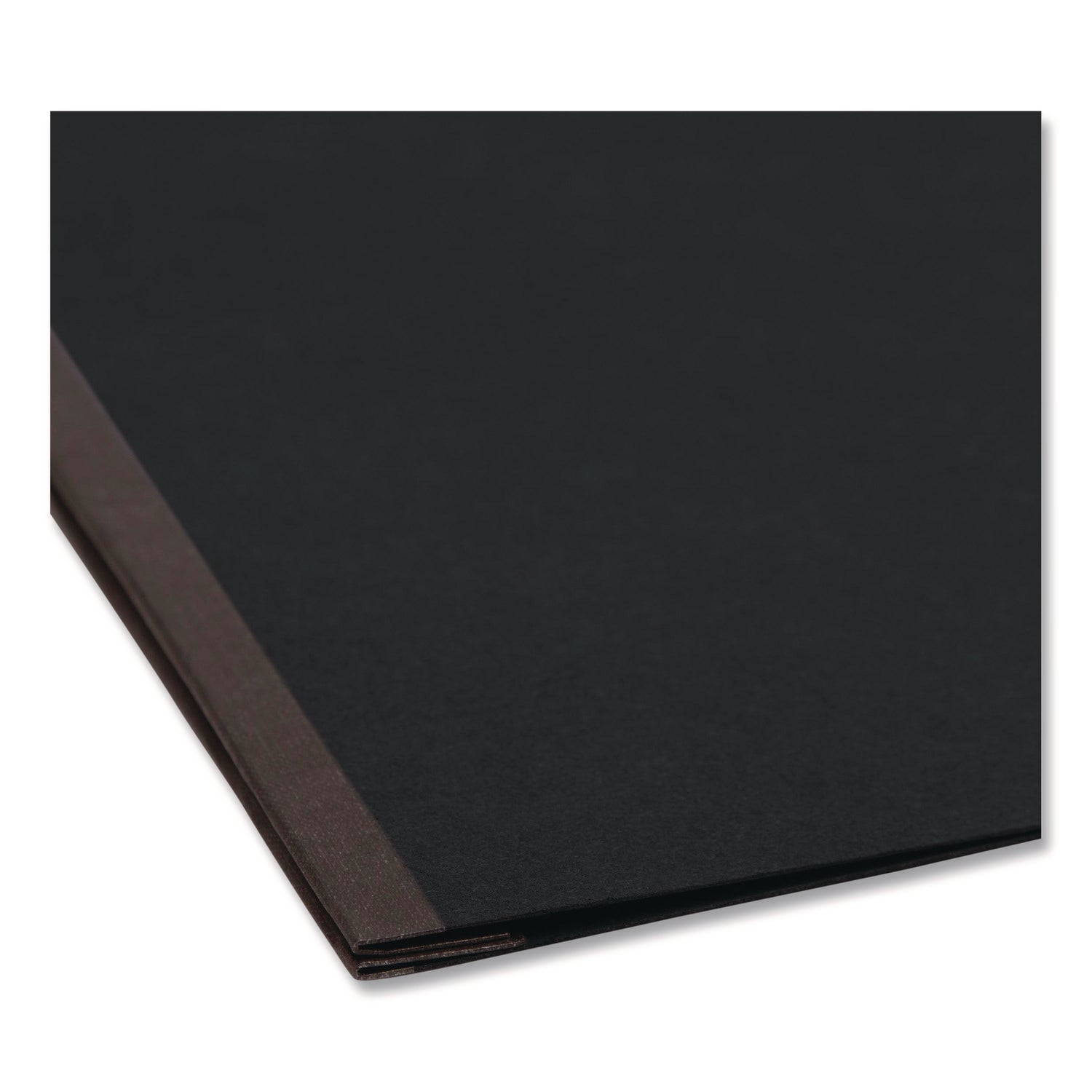 11" x 17" - 3" Expansion - 1 Fastener(s) - 3" for Folder - 25 pt. - Pressboard - Black - Reinforced Hinge, Heavy Duty, Moisture Resistant, Stain Resistant, Rounded Corner - 100% Recycled - 1 Each