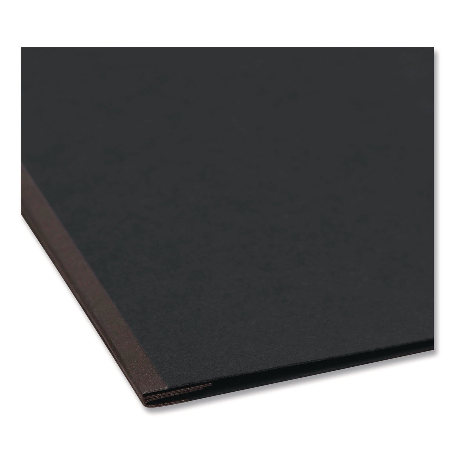 11" x 17" - 3" Expansion - 1 Fastener(s) - 25 pt. - Pressboard - Black - Metal Compressor, Hinged - 100% Paper Recycled - 1 Each
