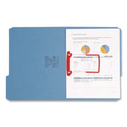 2" Size Capacity - for Folder - Flexible, Heavy Duty, Self-adhesive, Acid-free - Red, White - Poly - 100 / Box
