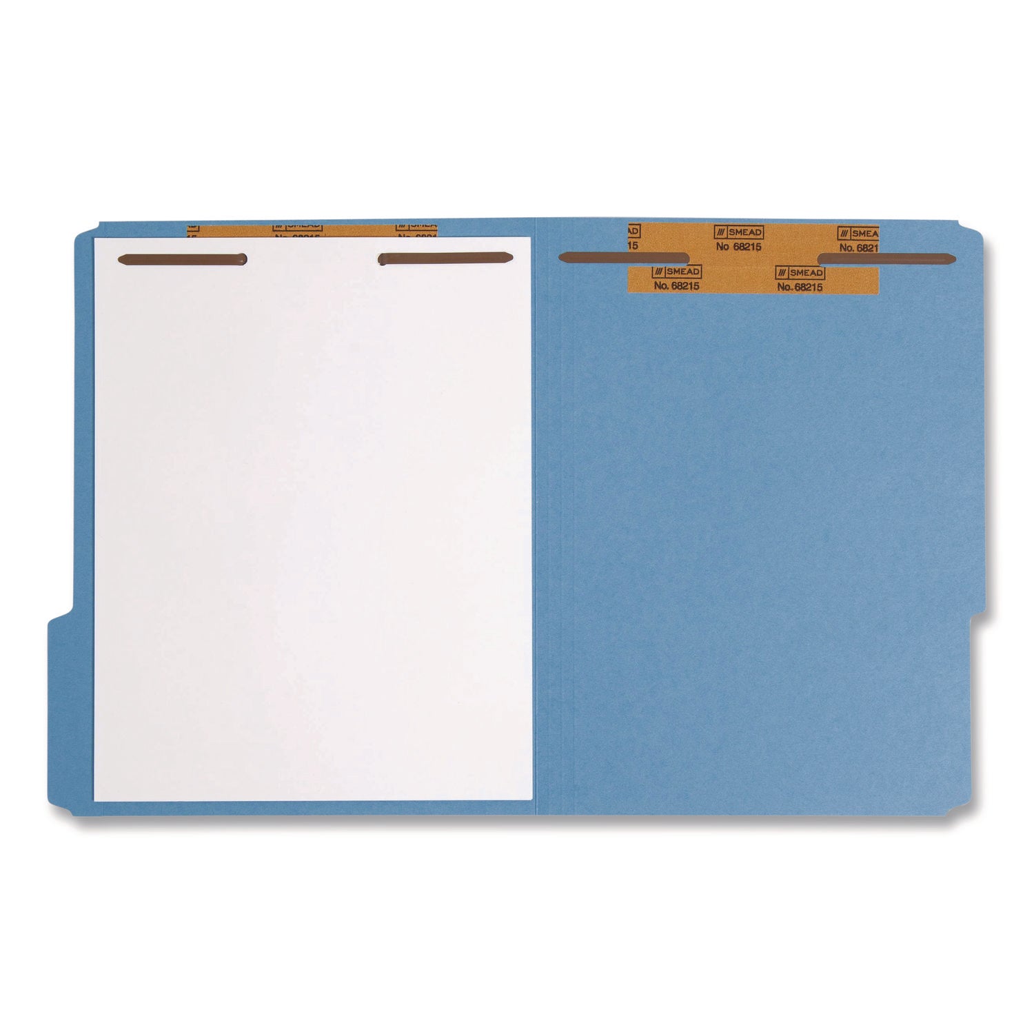 Smead Self-Adhesive Fasteners - 2" Size Capacity - for Folder - Reinforced, Self-adhesive, Durable - Brown - Steel - 100 / Box