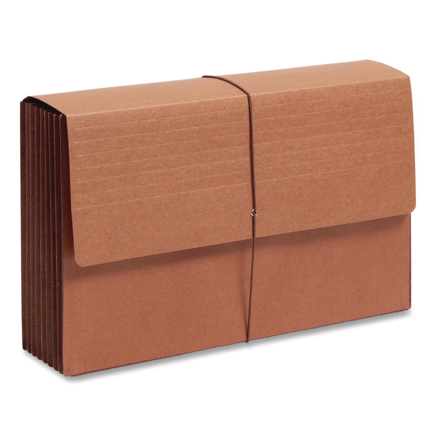 Smead Legal Recycled File Wallet - 15 3/8" x 10" - 7" Expansion - Top Tab Location - Tyvek - Redrope - Open Shelf Filing System, Reinforced Gusset, Elastic Closure, Flap Closure - 30% Recycled - 1 Each